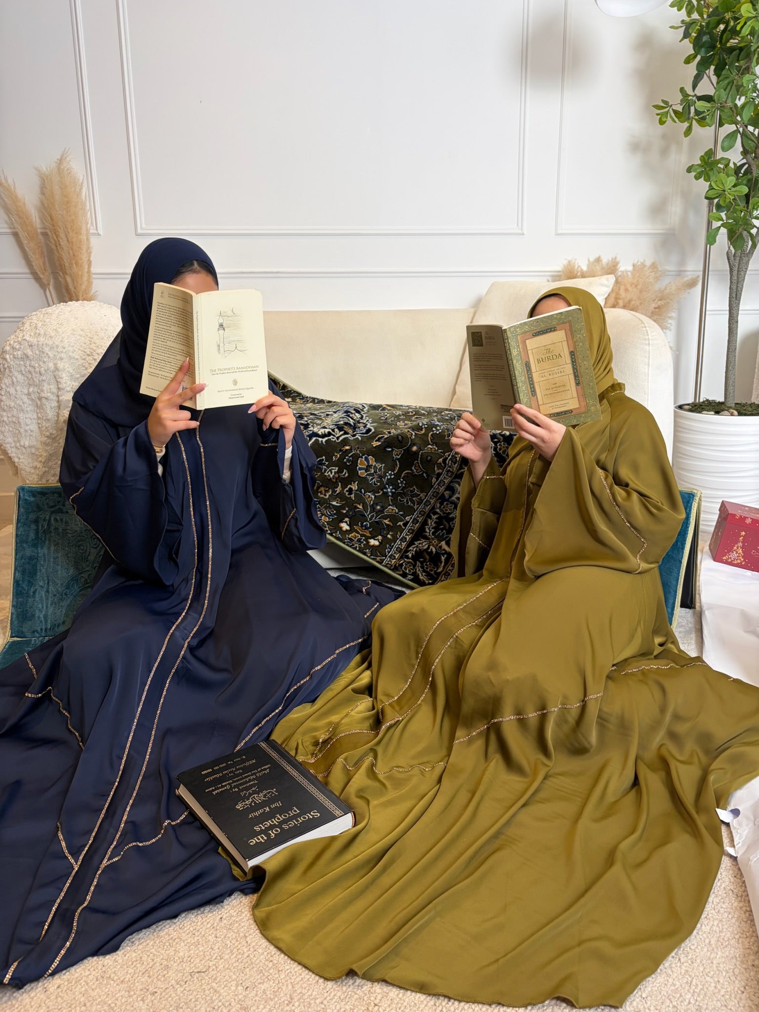 Butterfly Abaya Royal Blue