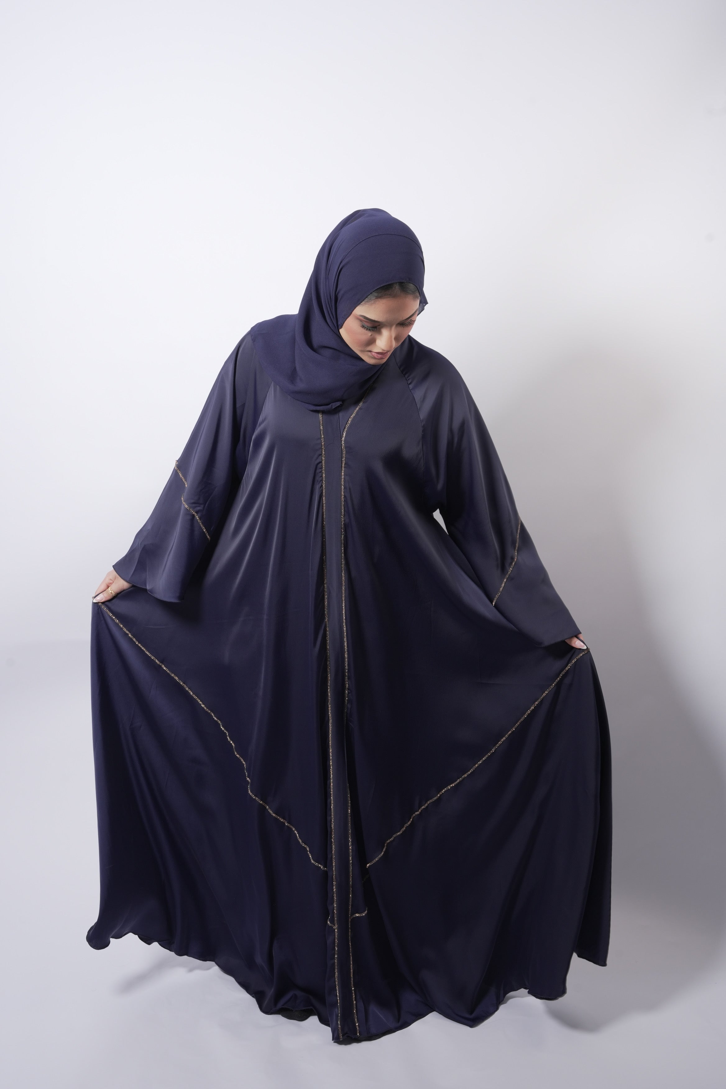 Butterfly Abaya Royal Blue