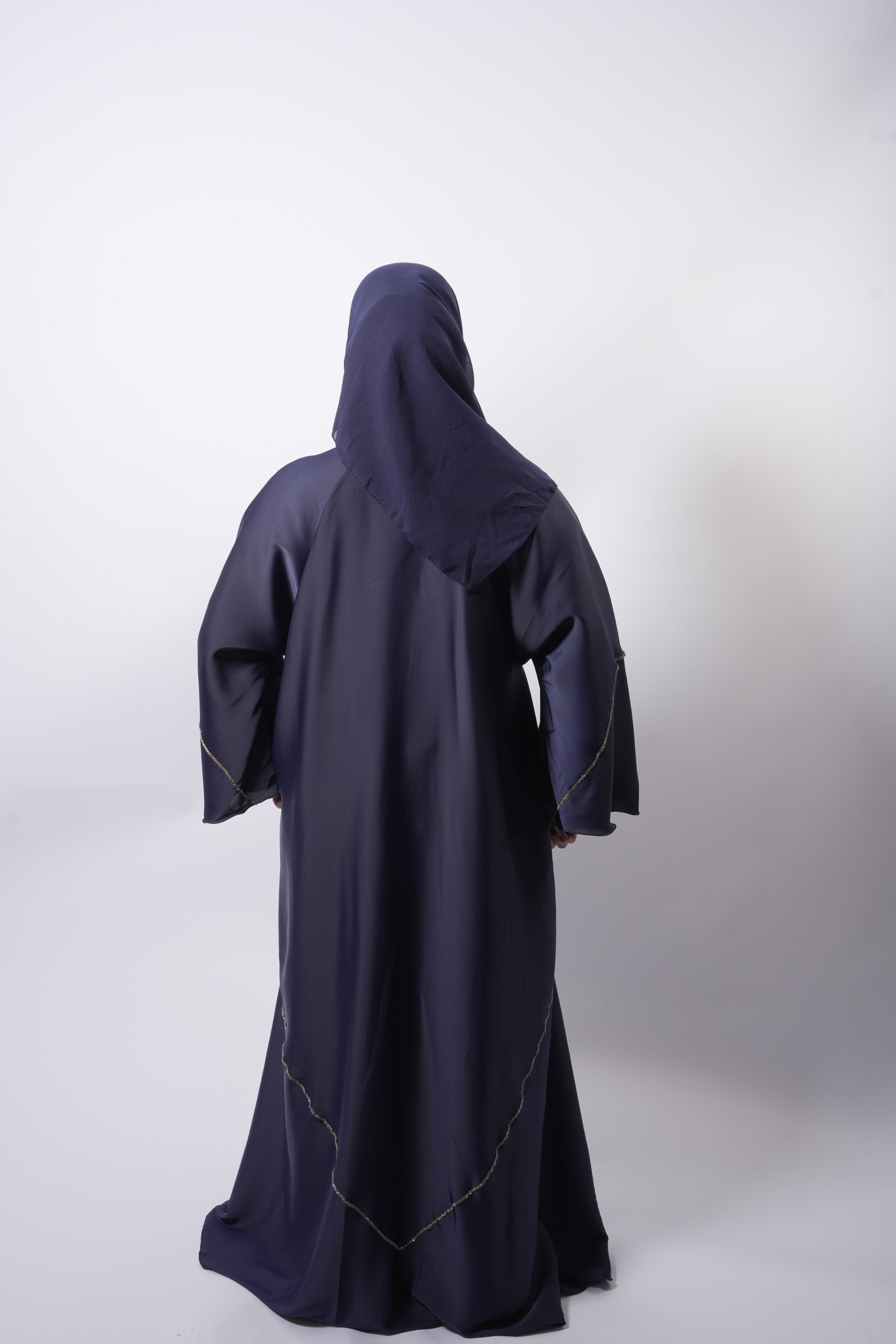 Butterfly Abaya Royal Blue