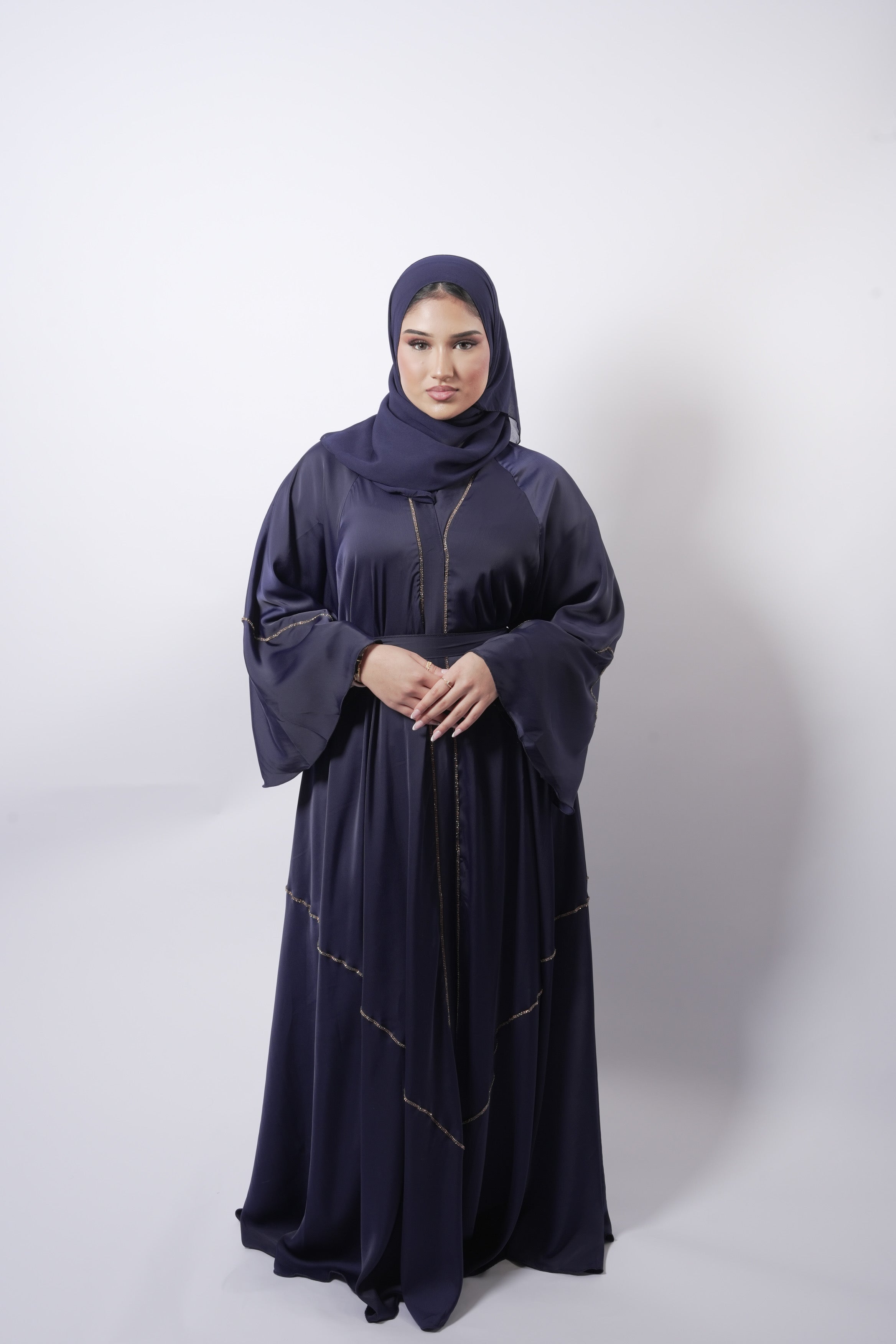 Butterfly Abaya Royal Blue
