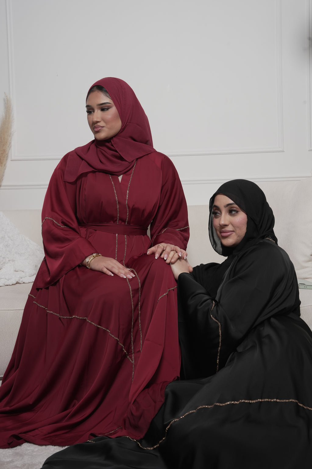 Butterfly Abaya Black